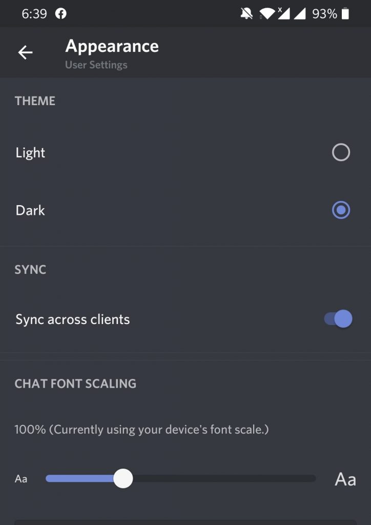 Change Discord Theme on iPhone and Android